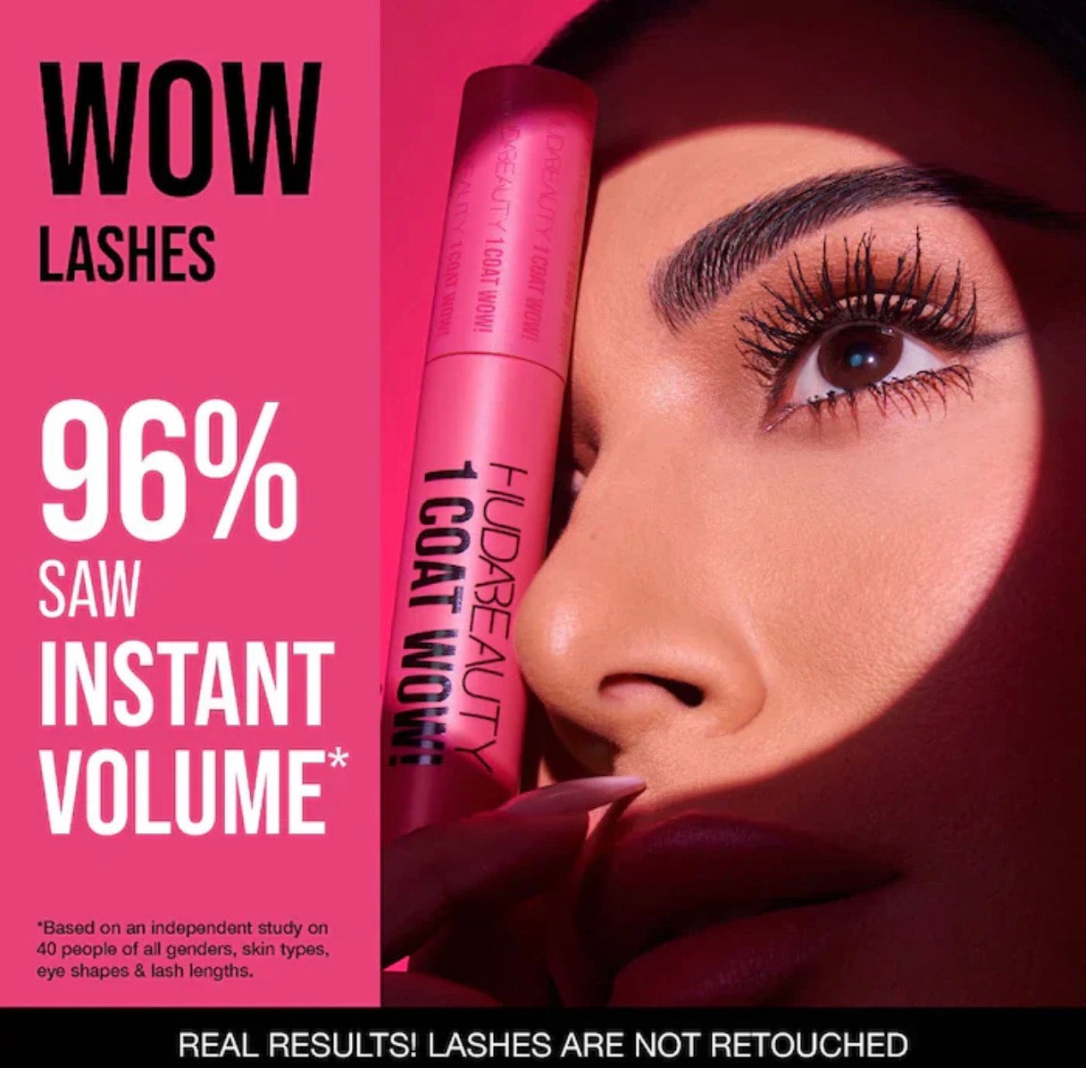 Huda beauty
1 Coat WOW! Extra Volumizing And Lifting Mascara mini 7 ml