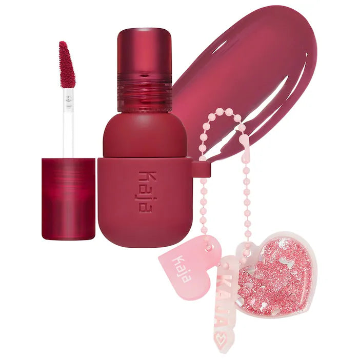 Kaja 
Jelly Charm Glazed Lip Stain &amp; Blush With Keychain.