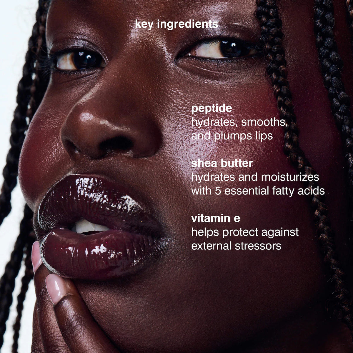 rhode 
Peptide Lip Tint Nourishing Glaze.. Raspberry Jelly - crushed berry..
