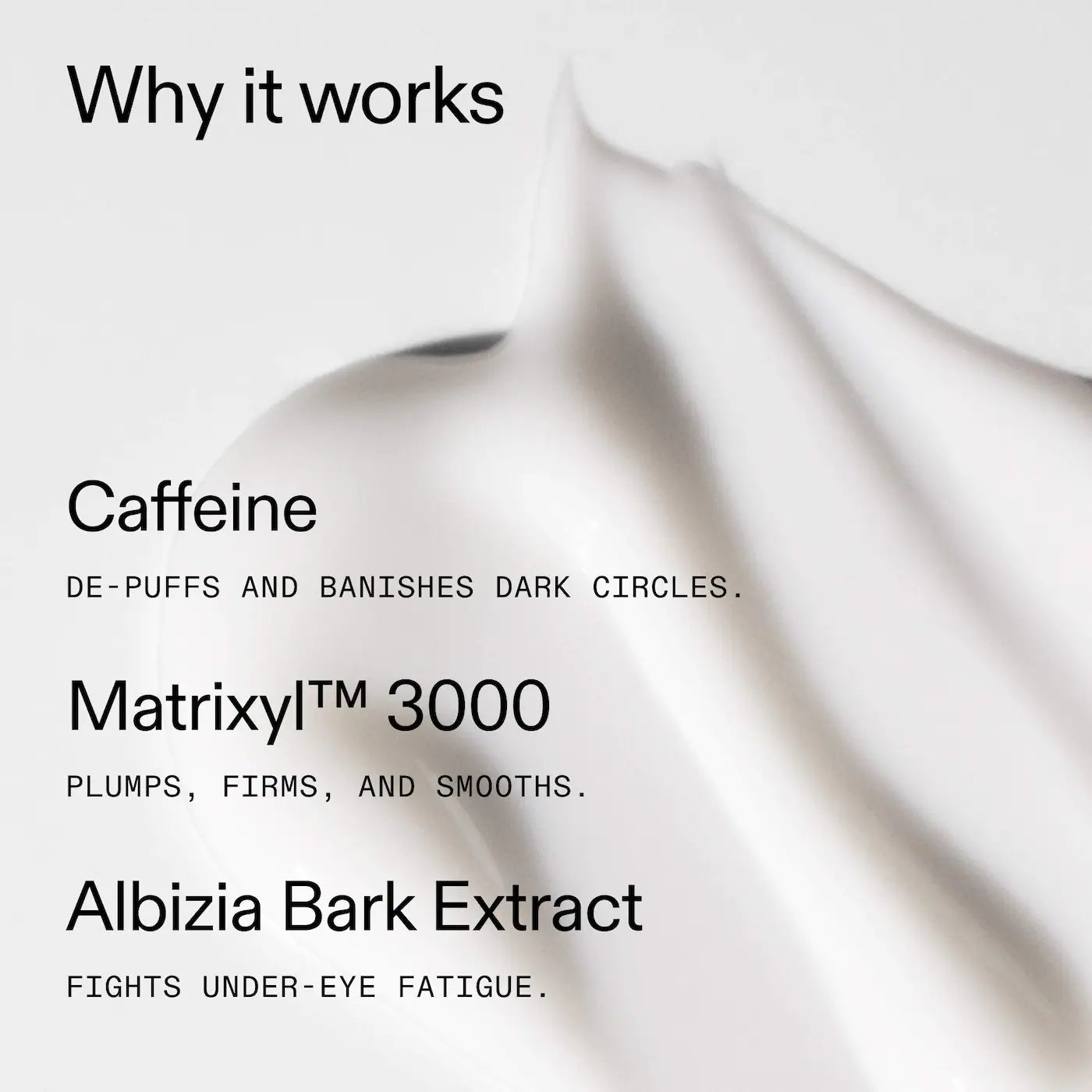 The INKEY List 
Caffeine De-puffing + Dark Circle Eye Cream..