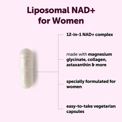Micro Ingredients
Liposomal NAD+ for Women Complex..