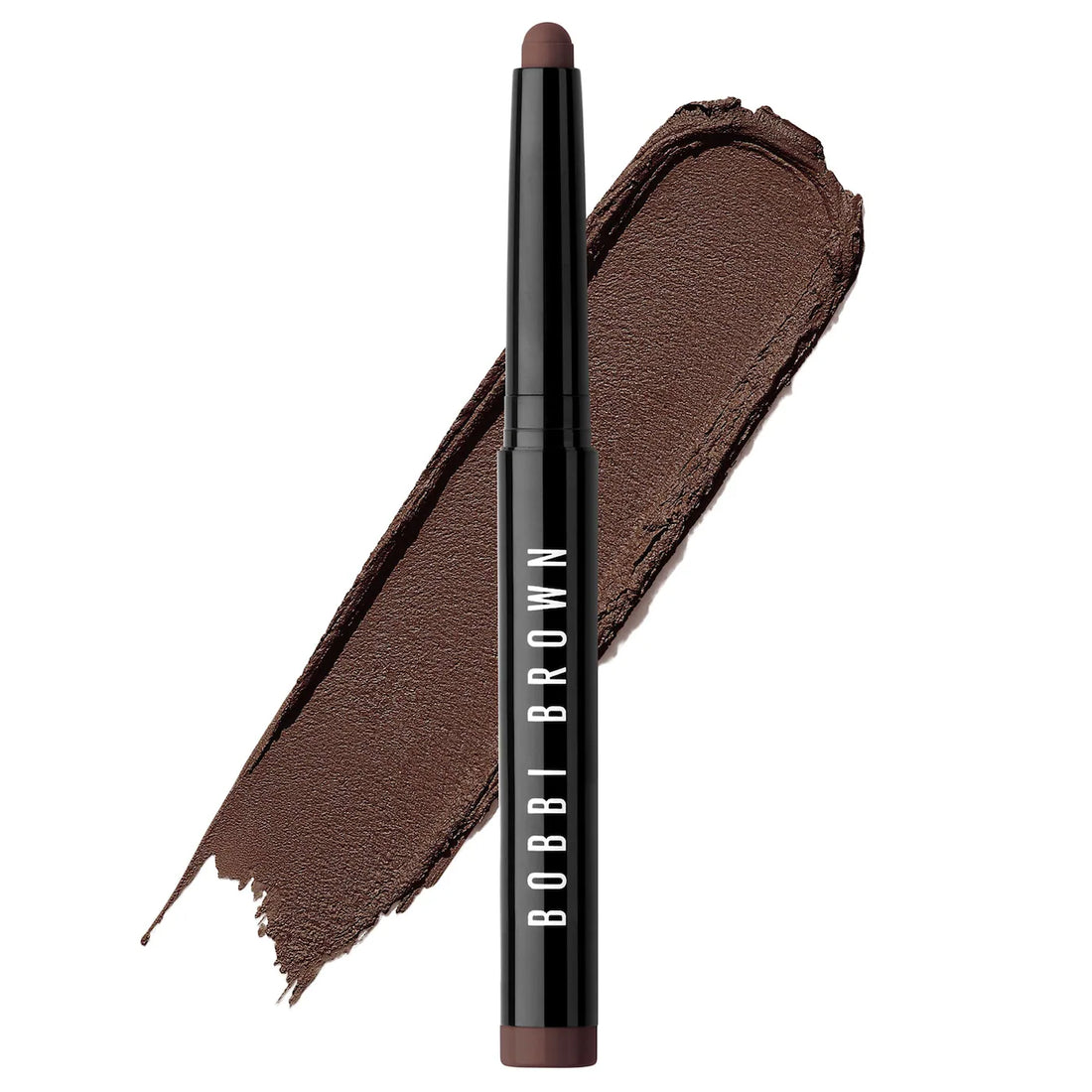 Bobbi Brown 
Long-Wear Waterproof Cream Eyeshadow Stick
 Bark - rich brown.. Matte finish..