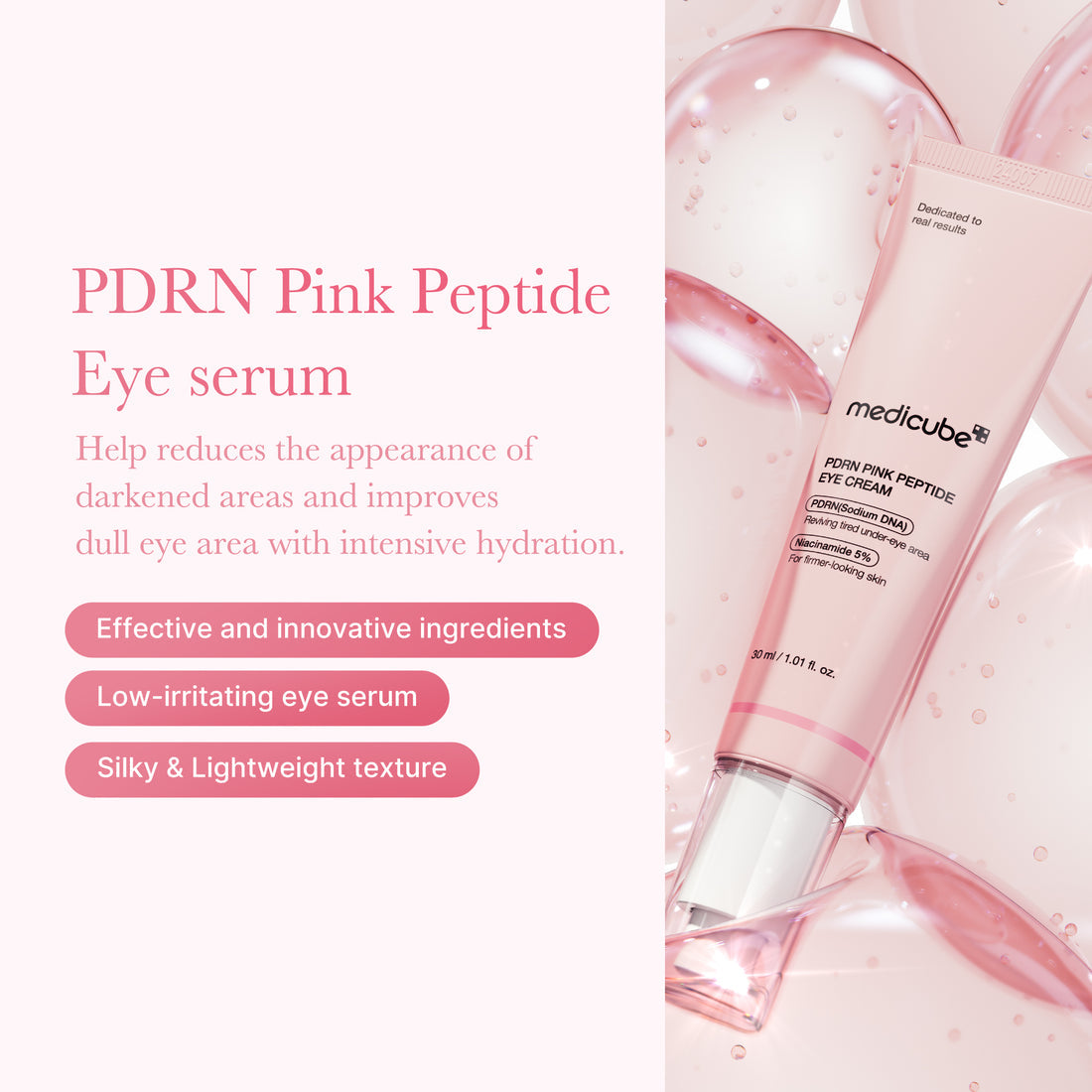 Medicube PDRN Pink Peptide Eye Cream..