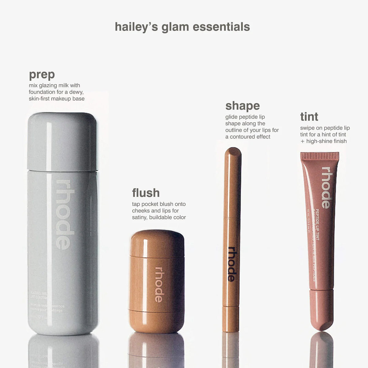 rhode 
Peptide Lip Tint Nourishing Glaze.. Raspberry Jelly - crushed berry..