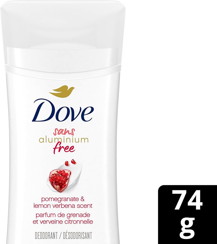 Dove Aluminium Free Deodorant Stick Pomegranate &amp; Lemon Verbena Scent