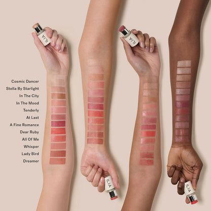 ILIA 
Multi-Stick Cream Blush + Highlighter + Lip Tint.. Dreamer - warm nude..