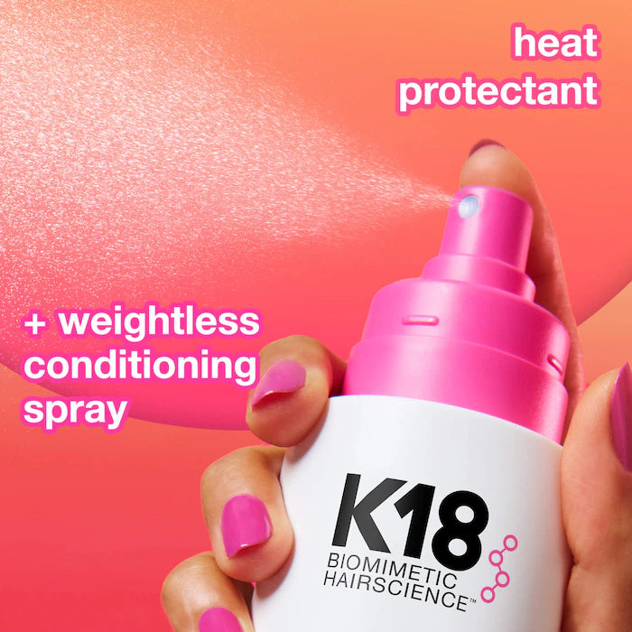K18 Biomimetic Hairscience 
HeatBounce™ Leave-In Conditioner Heat Protectant..