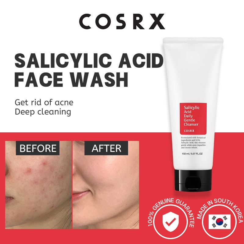 COSRX Salicylic Acid Daily Gentle Cleanser - 150ml..