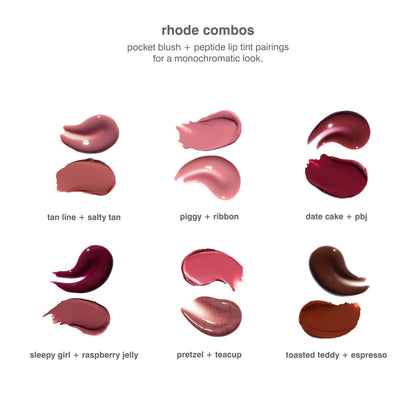 rhode 
Peptide Lip Tint Nourishing Glaze.. Raspberry Jelly - crushed berry..