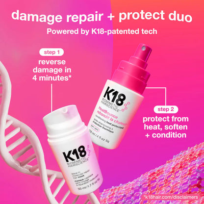 K18 Biomimetic Hairscience 
HeatBounce™ Leave-In Conditioner Heat Protectant..