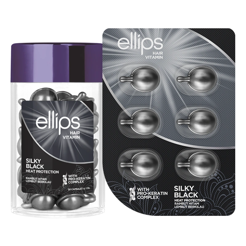 Ellips Hair Vitamin Pro Keratin Silky Black…