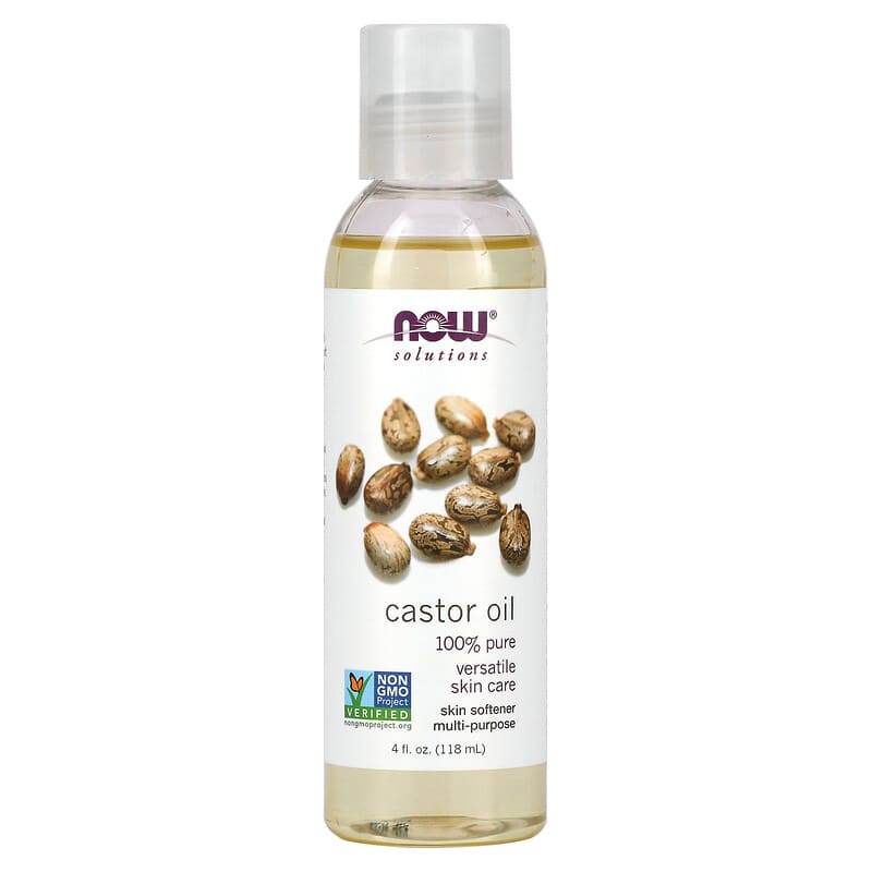 NOW Foods, Solutions, Castor Oil, 4 fl oz (118 ml)..