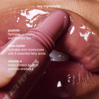 Rhode 
Peptide Lip Tint Nourishing Glaze..shade: Salty Tan.
