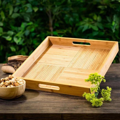 Dallaty صينية تقديم بامبو 37.8*37.8*5 سم