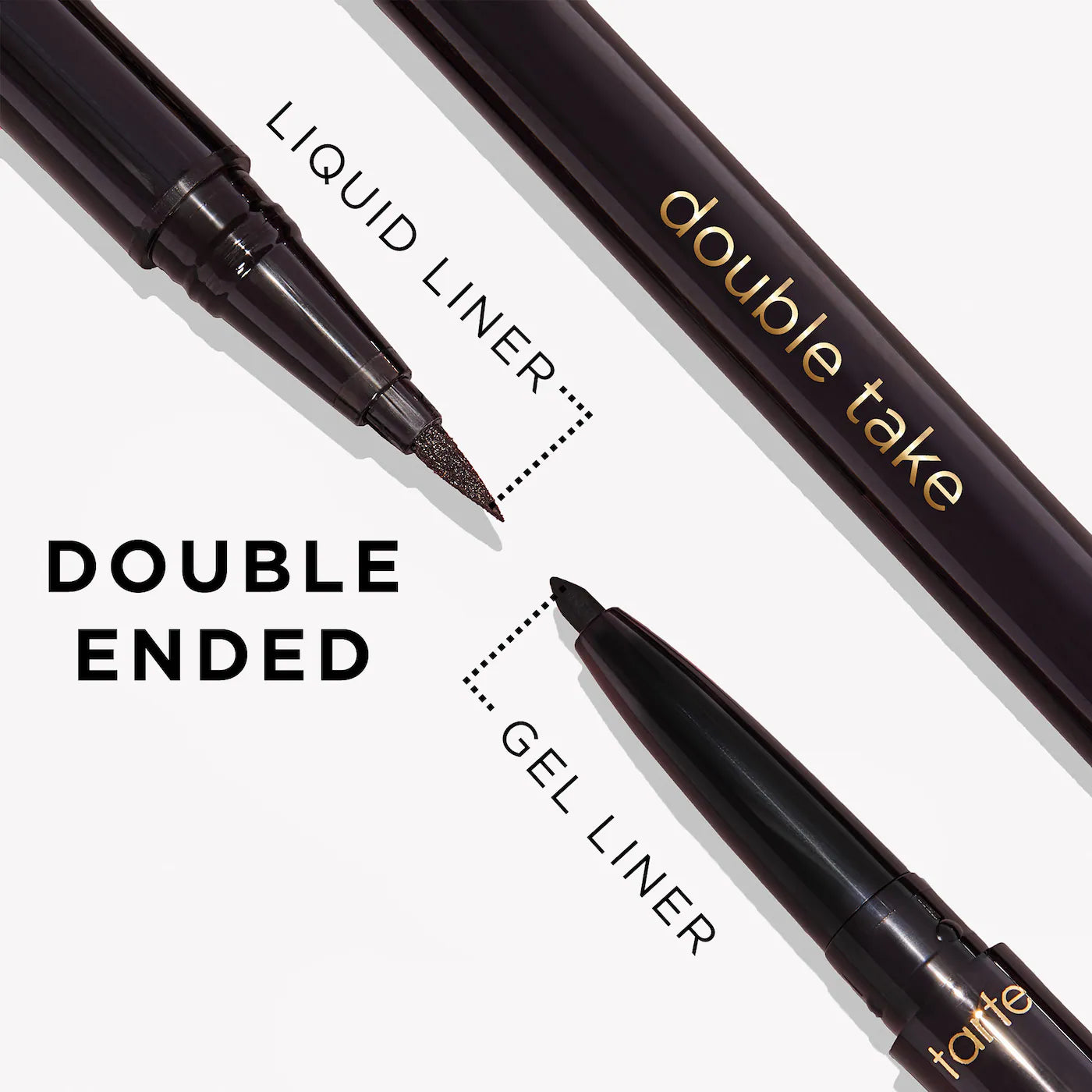 tarte 
double take waterproof liquid &amp; gel pencil eyeliner