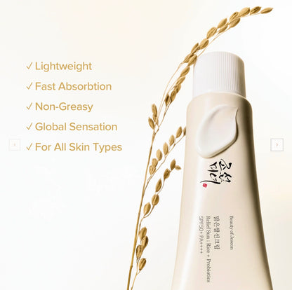 Beauty of Joseon Relief Sun : Rice + Probiotics (SPF50+ PA++++)
