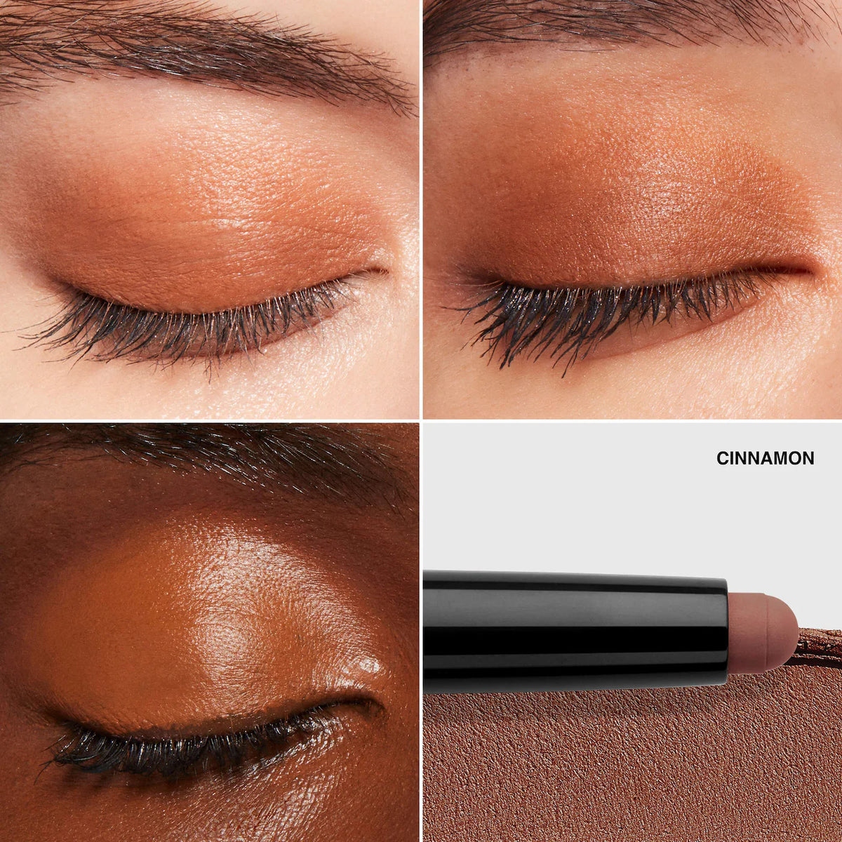 Bobbi Brown 
Long-Wear Waterproof Cream Eyeshadow Stick.. Cinnamon - dark red-brown.. Matte finish..
