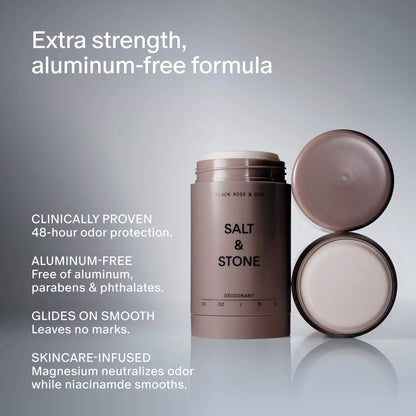 Salt &amp; Stone 
Black Rose &amp; Oud Extra-Strength Aluminum-Free Deodorant..