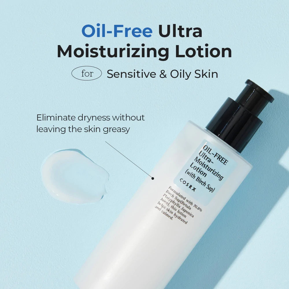COSRX Oil-Free Ultra-Moisturizing Lotion with Birch Sap..