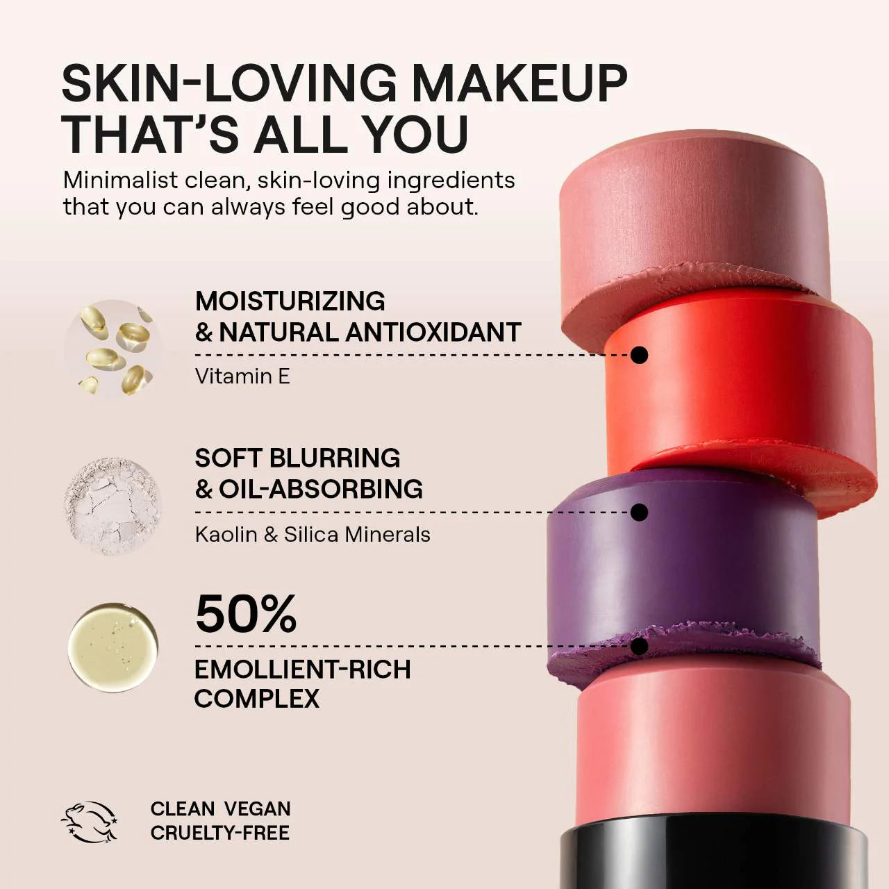 NUDESTIX 
Nudies Cream Blush Stick..