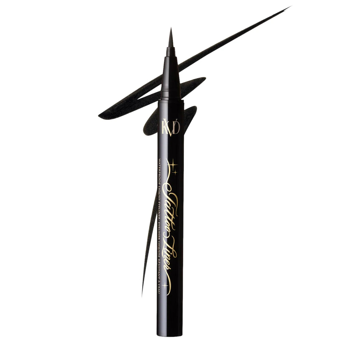 KVD Beauty 
Tattoo Liner Vegan Waterproof Liquid Eyeliner.. Trooper Black - satin black