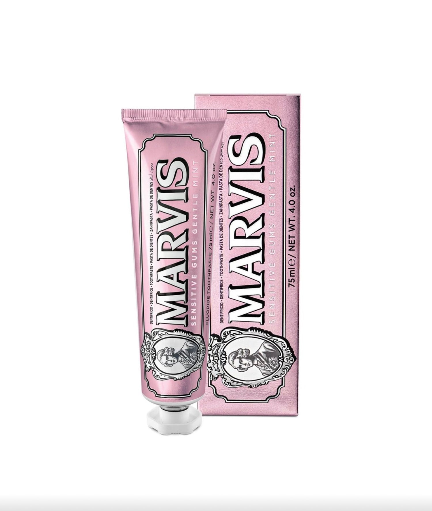 Marvis sensitive gums toothpaste..