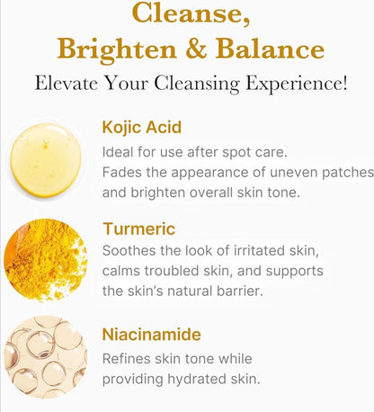 Medicube Kojic Acid Turmeric Toning Cleanser 120G