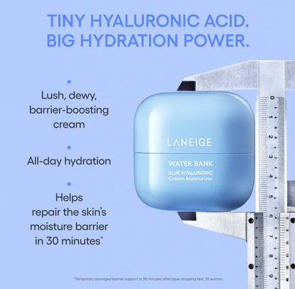 LANEIGE Water Bank Blue Hyaluronic Cream Moisturiser (50ml )