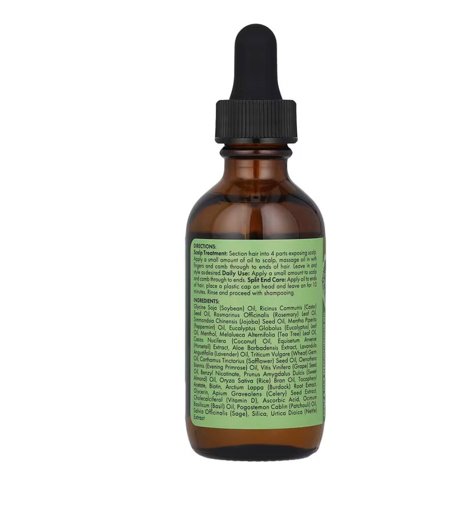 Mielle, Scalp &amp; Hair Strengthening Oil, Rosemary Mint, 2 fl oz (59 ml)