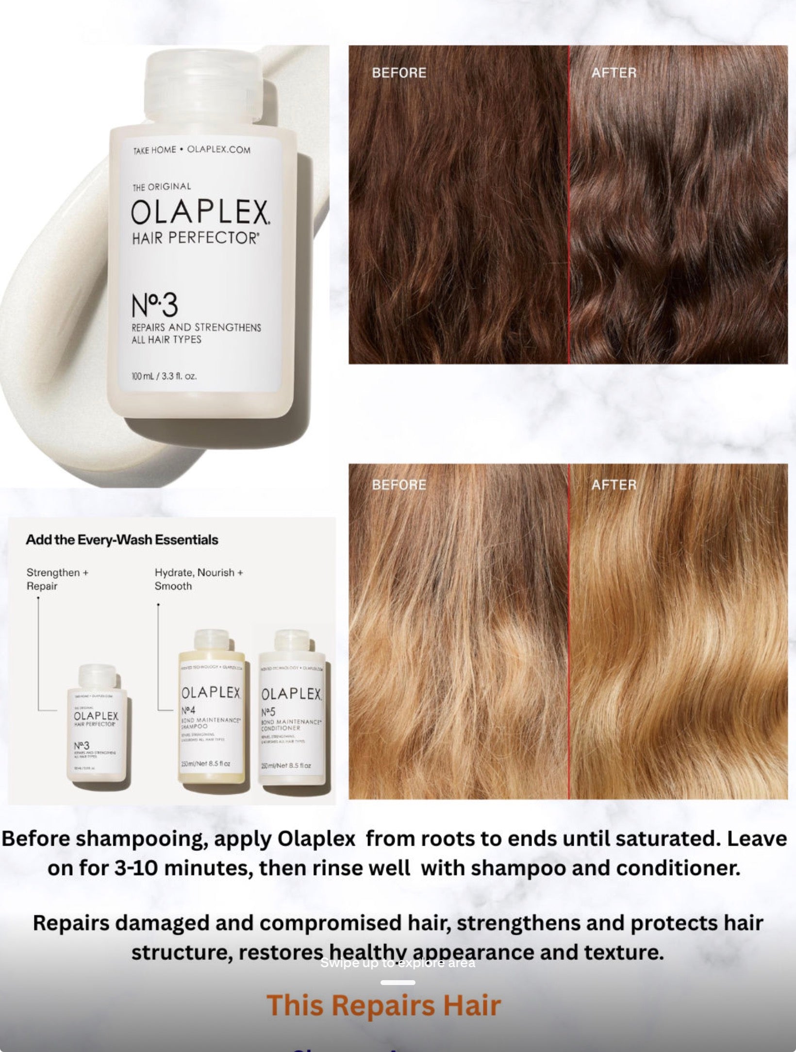 Olaplex N°3 Hair Perfector.
