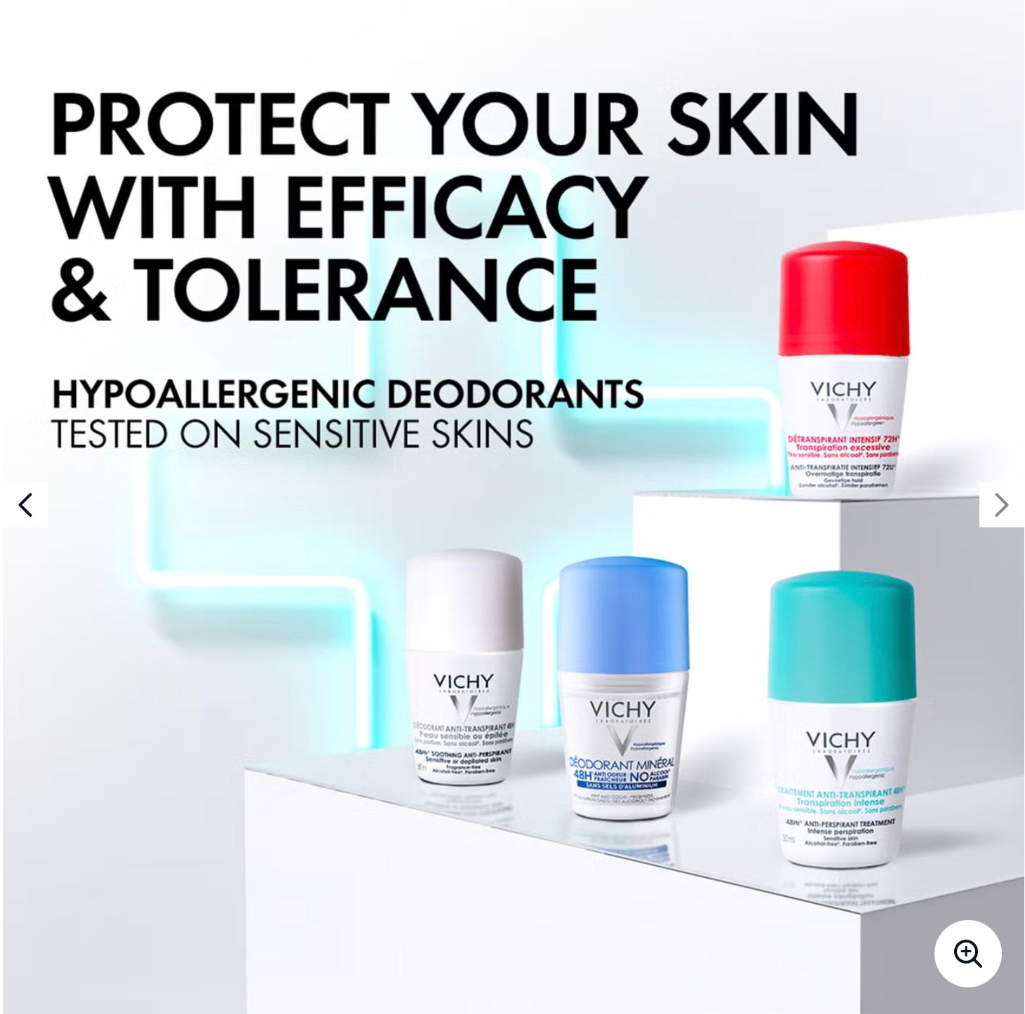 Vichy Roll-On Deodorant Sensitive Skin 50 ml