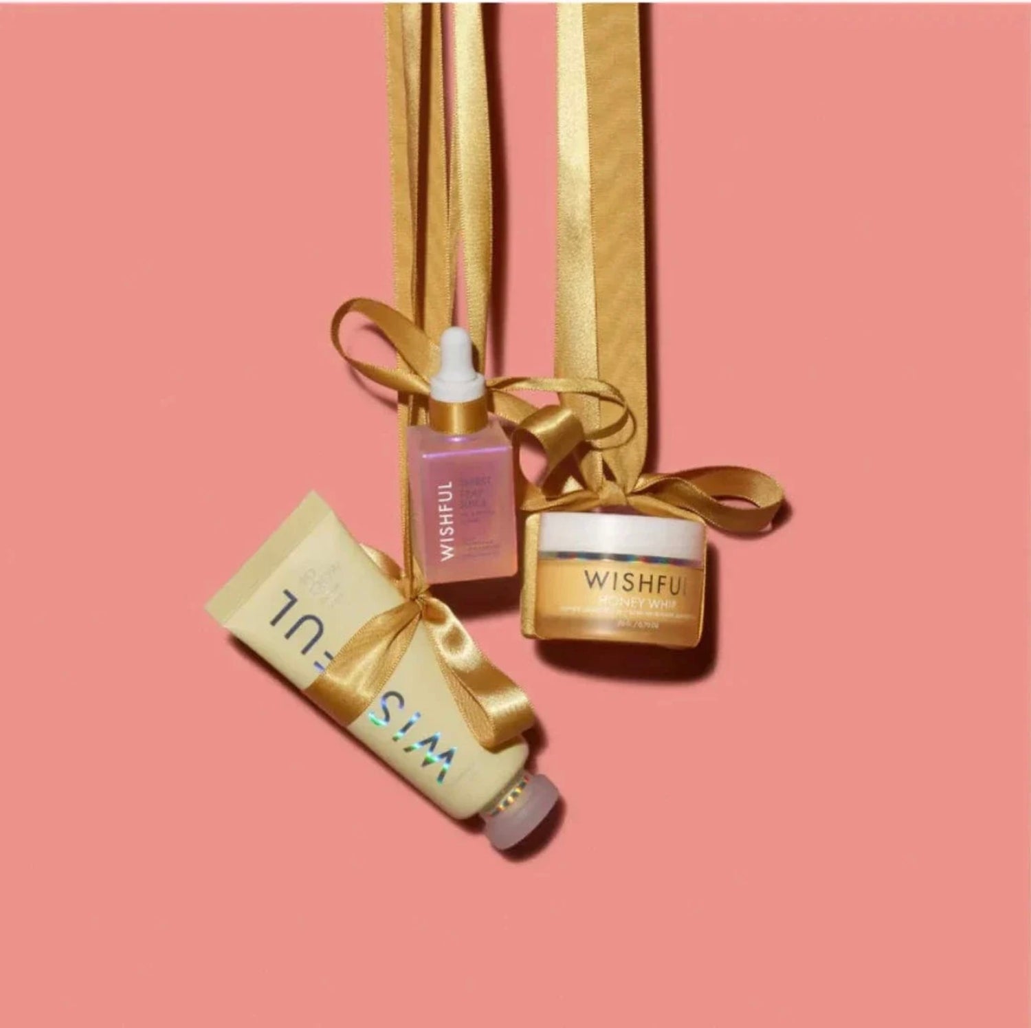 Huda beauty wishful glow trio set