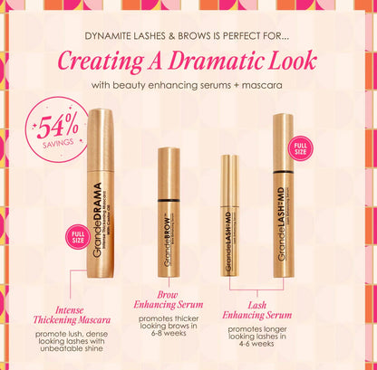 Grande Cosmetics 
Dynamite Lashes &amp; Brows Holiday Gift Set..