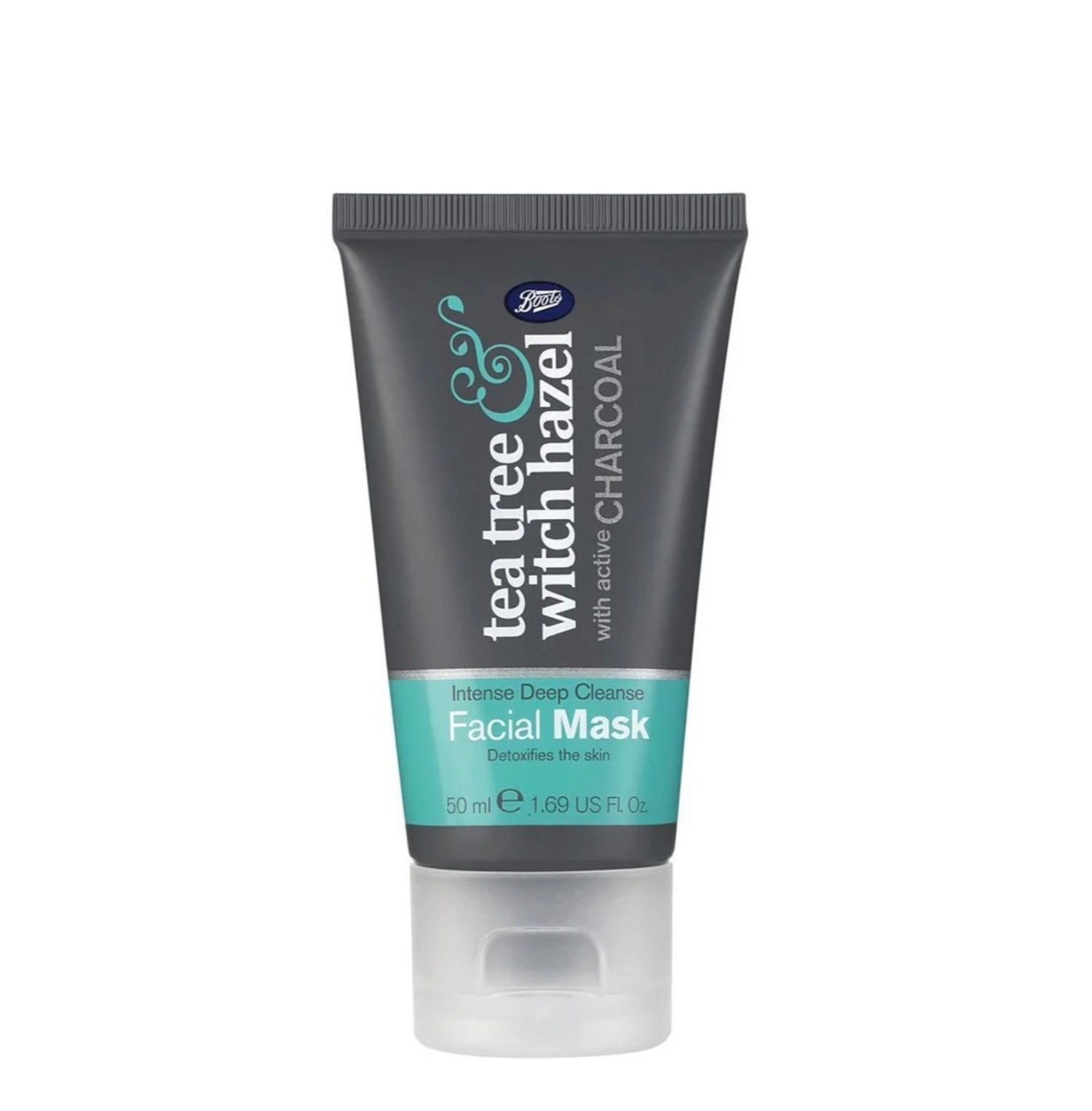Boots Tea Tree Witch Hazel Charcoal Facial Mask 50ml