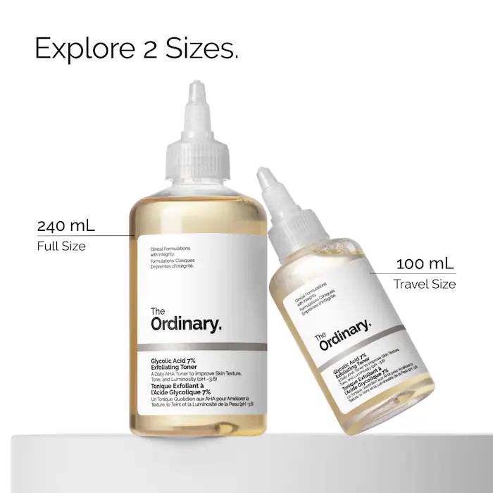 The Ordinary Glycolic Acid 7% Exfoliating Toner 100ml