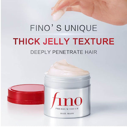 FINO Premium Touch Hair Mask Rinse-off Treatment (Repair + Nourish Dry &amp; Damaged Hair) 230g