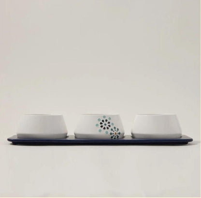 Dallaty white porcelain date bowl with lid