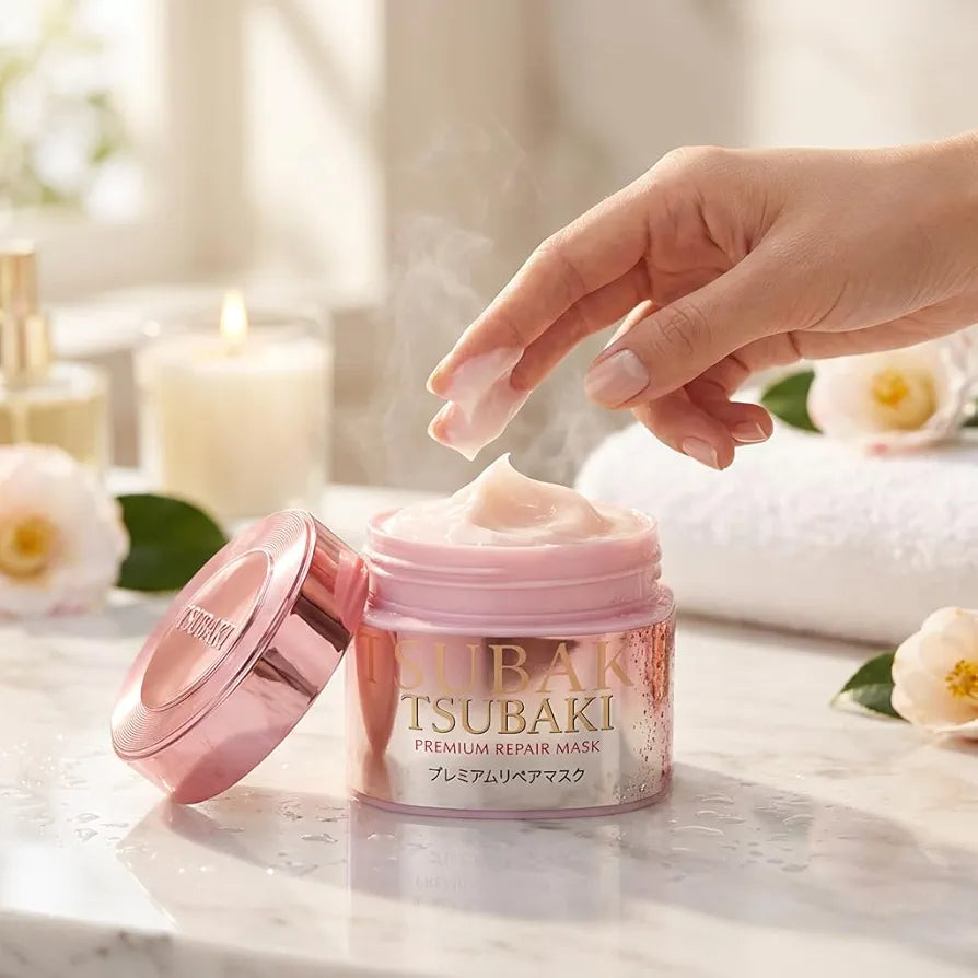 Tsubaki
Shiseido TSUBAKI Premium Repair Mask Pink Version Camellia Scent 180gm