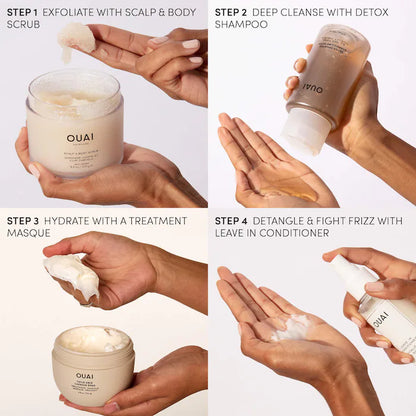 OUAI 
Detox Clarifying Shampoo with Apple Cider Vinegar 300ml