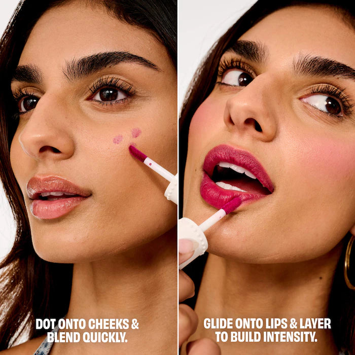Benefit Cosmetics 
Benetint Bliss Liquid Lip + Cheek Blush Stain Duo Makeup Gift Set