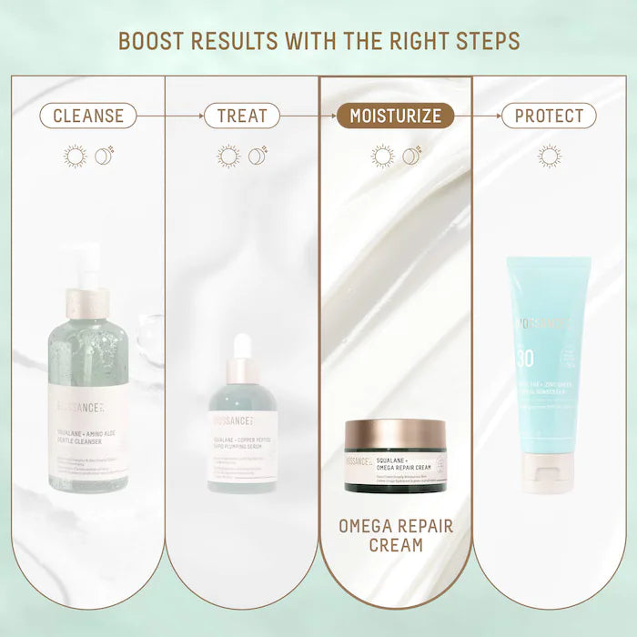 Biossance 
Mini Omega Repair Deep Hydration Moisturizer + Squalane