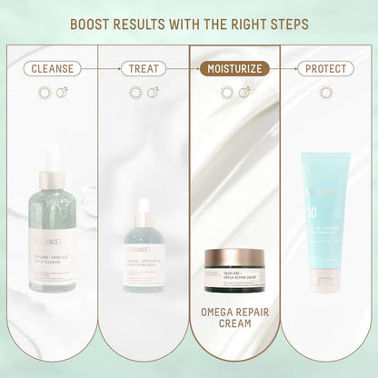 Biossance 
Mini Omega Repair Deep Hydration Moisturizer + Squalane