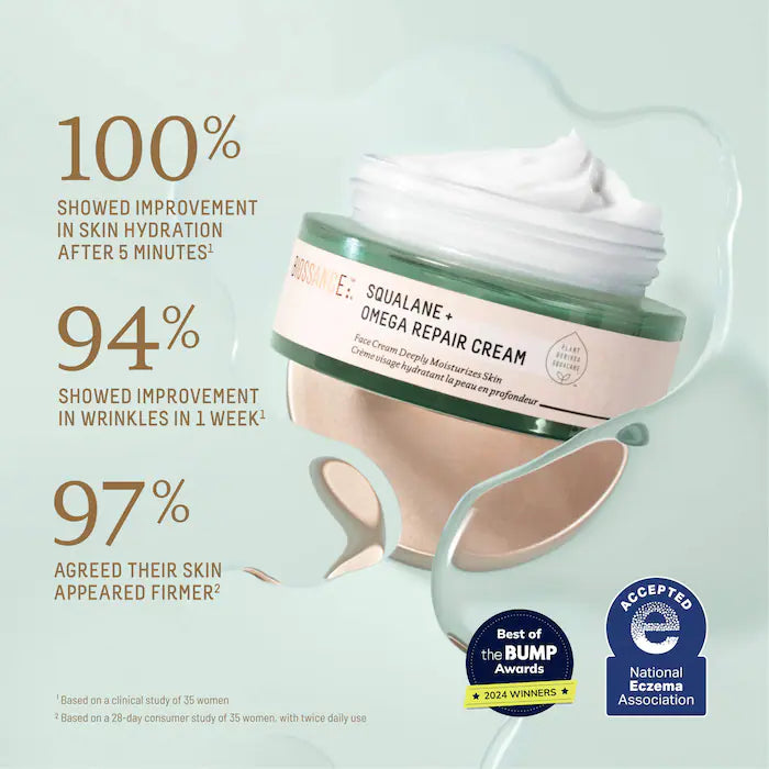 Biossance 
Mini Omega Repair Deep Hydration Moisturizer + Squalane