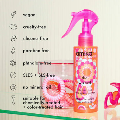 amika 
Mini The Wizard Detangling Hair Primer 30ml