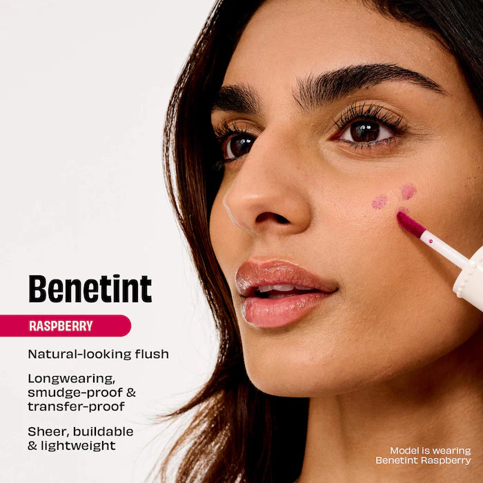 Benefit Cosmetics 
Benetint Bliss Liquid Lip + Cheek Blush Stain Duo Makeup Gift Set
