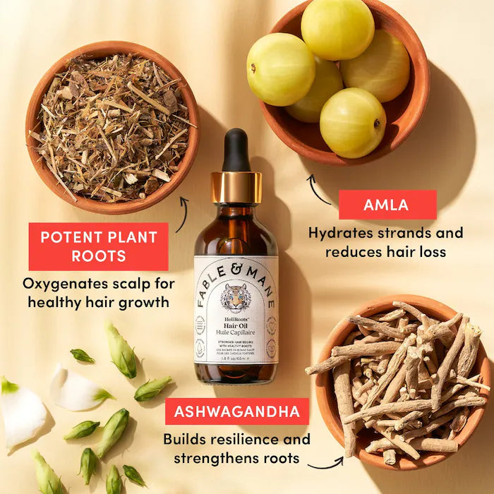 Fable &amp; Mane 
Mini Strength &amp; Shine Hair Oiling Duo