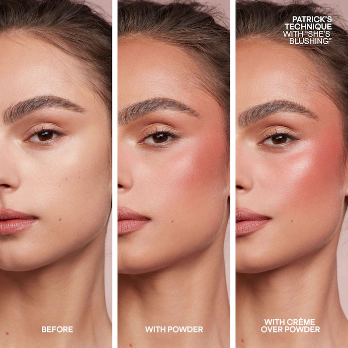 PATRICK TA 
Mini Major Headlines Double-Take Crème &amp; Powder Blush Duo