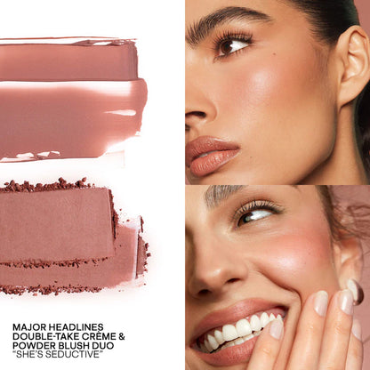 PATRICK TA 
Mini Major Headlines Double-Take Crème &amp; Powder Blush Duo