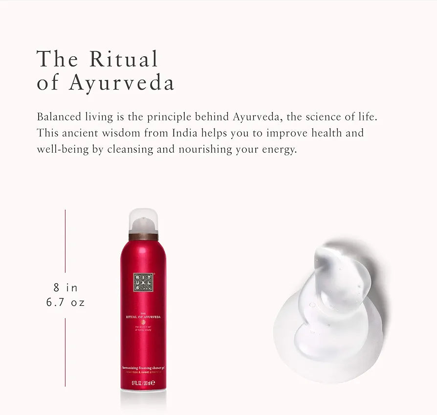 RITUALS Foaming Shower Gel from The Ritual of Ayurveda, 200 ml