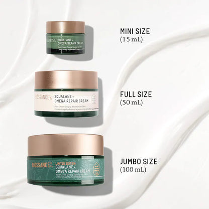 Biossance 
Mini Omega Repair Deep Hydration Moisturizer + Squalane